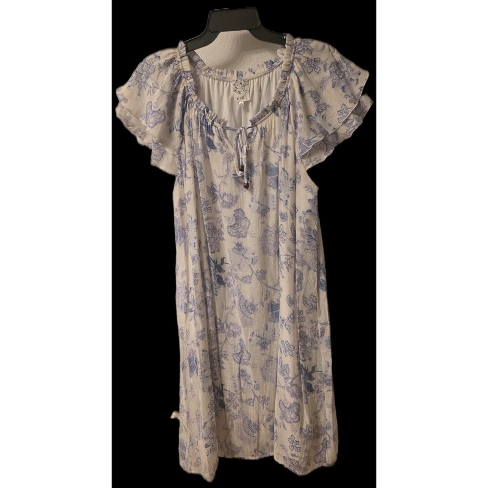 Naïf Anthropology Medium Lined Dress Babydoll Cottagecore Style Floral